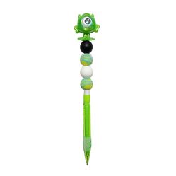 Mike Wazowski Monsters Inc Custom Beaded Mechanical Pencil Green
