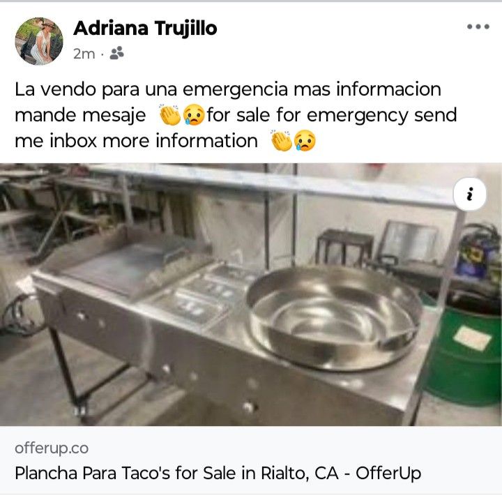 Placha Para Aser Tacos