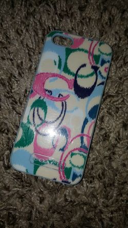 Coach case iPhone 5