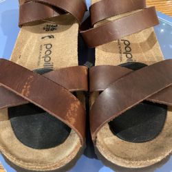 Brand Néw Womens Brown Sandals  By Birkenstock Ankle Strap Lola  Size 36