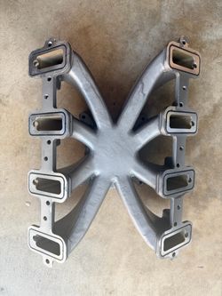 V8 Intake Manifold Cast Aluminum 8-Port