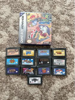 Nintendo gameboy advance games 20 each