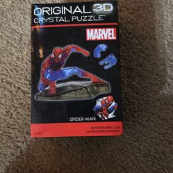 Spider-Man 3-D Crystal Puzzle- 12yo And up  Great For adults 