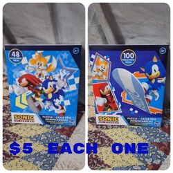 SONIC THE HEDGEHOG PUZZLE 👆 PRICE IS FOR EACH 👆