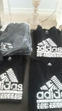 Adidas jackets and shirts