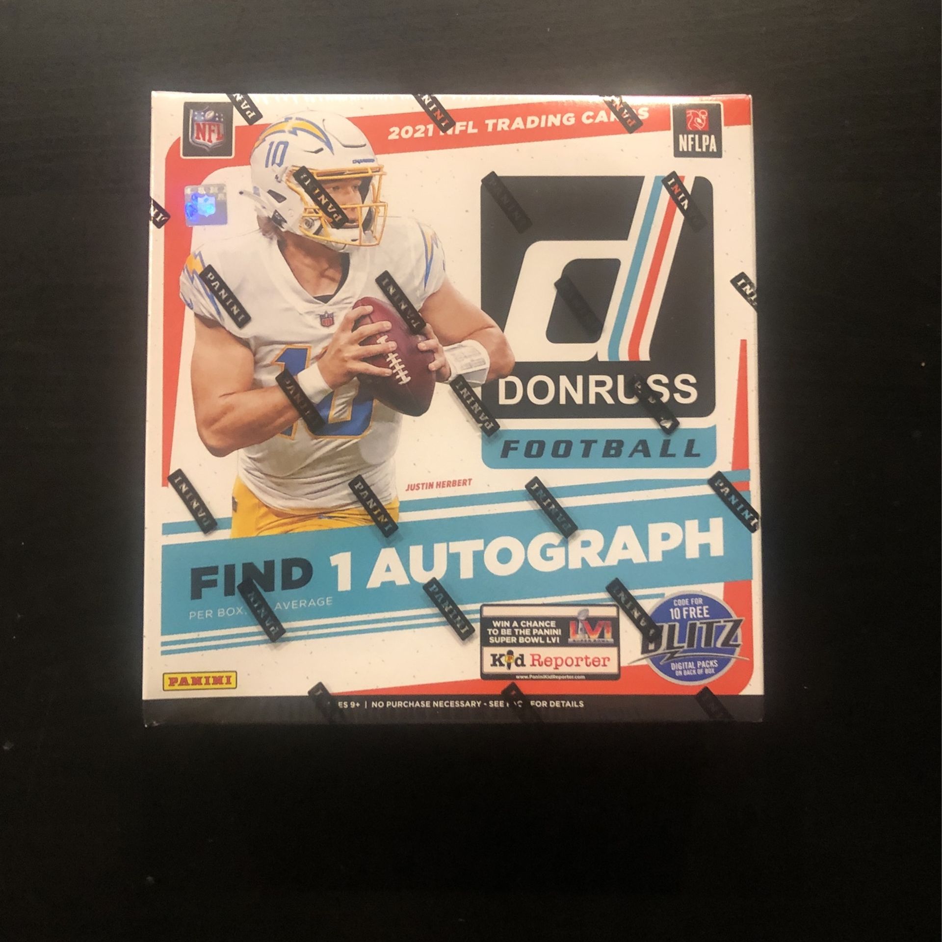 2021 Donruss Football Fanatics Mega Box 1 Auto Per Box