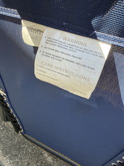 Caravan Sports Zero Gravity Reclining Lounge Chair — Navy Blue