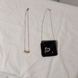 2 necklaces all real. price is for both
