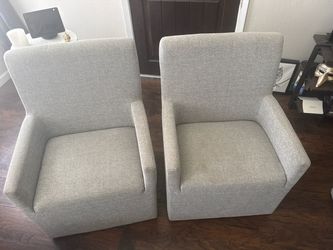 Door, window, chairs