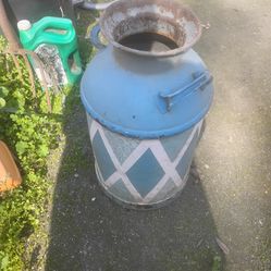 Vintage milk  can