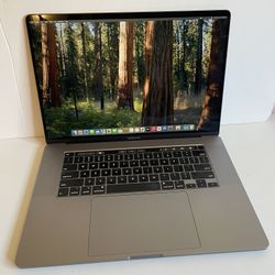 Apple MacBook Pro 16” Touch Bar (2019 model) Intel i7 processor 16GB Memory 512GB storage (powerhouse-work station) 