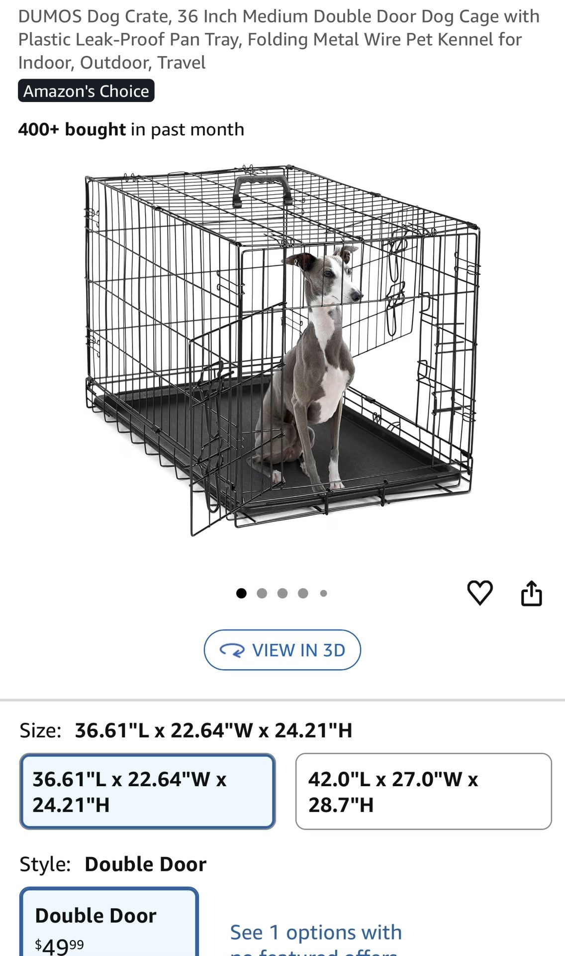 Dog Crate/kennel