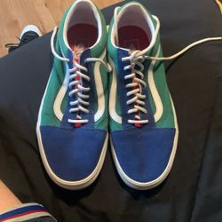 Green Yellow Blue Vans C Grade