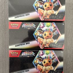 Pokemon Prismatic Evolutions Surprise Box