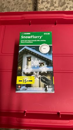 Snow Flurry Led Light Show White 