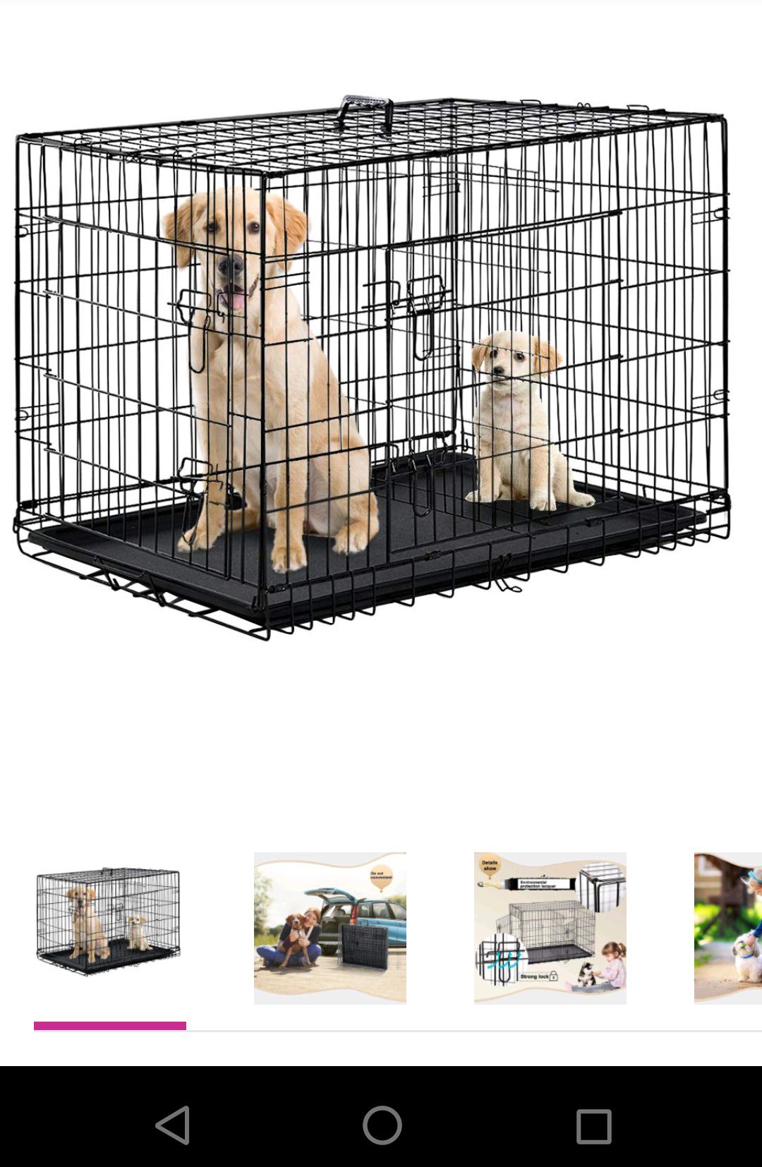 Brand new dog cage