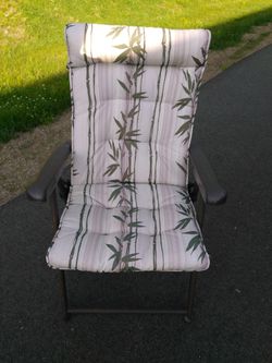 Two Folding Beach / Backyard Chairs