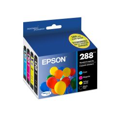 EPSON 288 DURABrite Ultra Ink Standard Capacity Black & Color Cartridge Combo Pack (T288120-BCS) Works With Expression XP-330, XP-430, XP-434, XP-340,