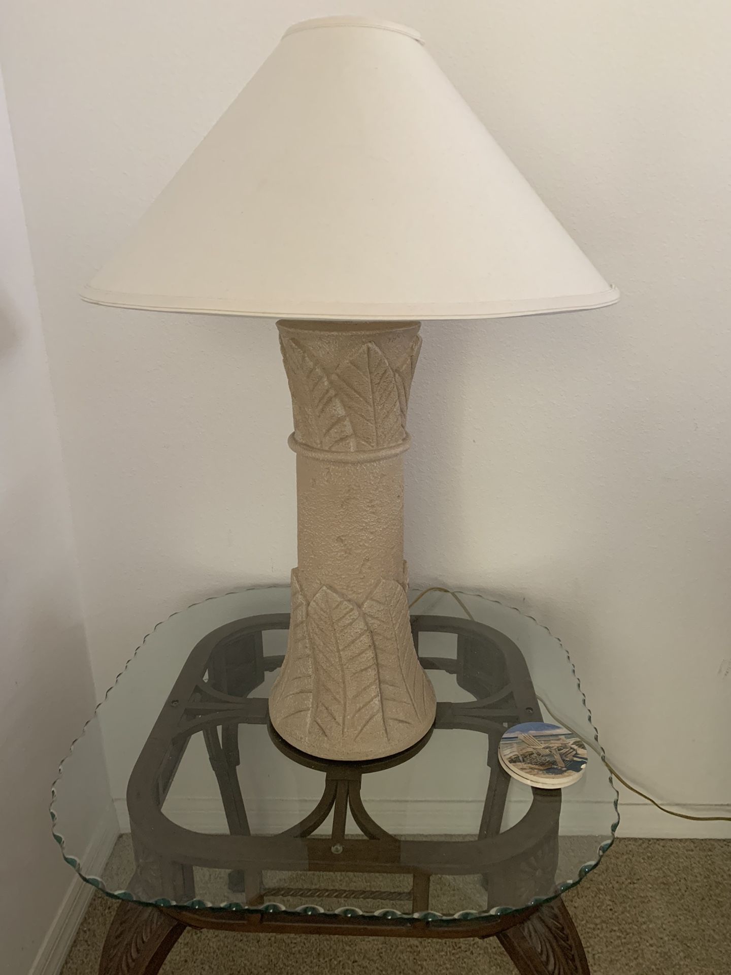 2 Side Tables Coffee Table And Lamps