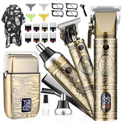 NEW - Men Full Grooming Kit 9-in-1 Beard Trimmer Foil Shaver