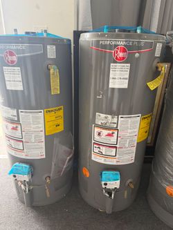 New Water Heater Rheem Performance Plus