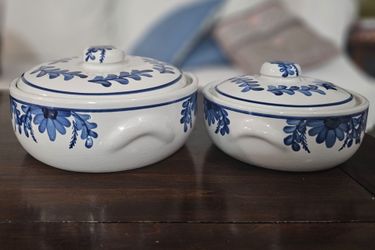 Stoneware casseroles (unused) - Individual pricing