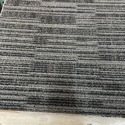 Gray / Black Carpet Tiles 24 Yards