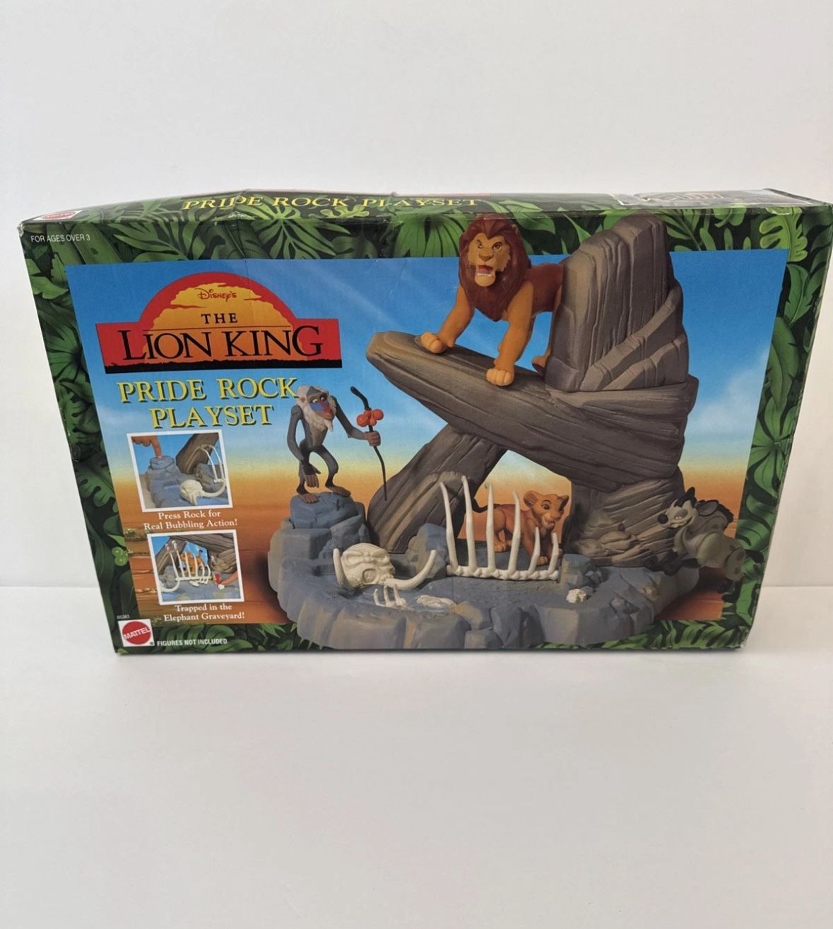Vintage Disney Mattel Lion King Pride Rock Playset 1994, New Sealed, Very RARE
