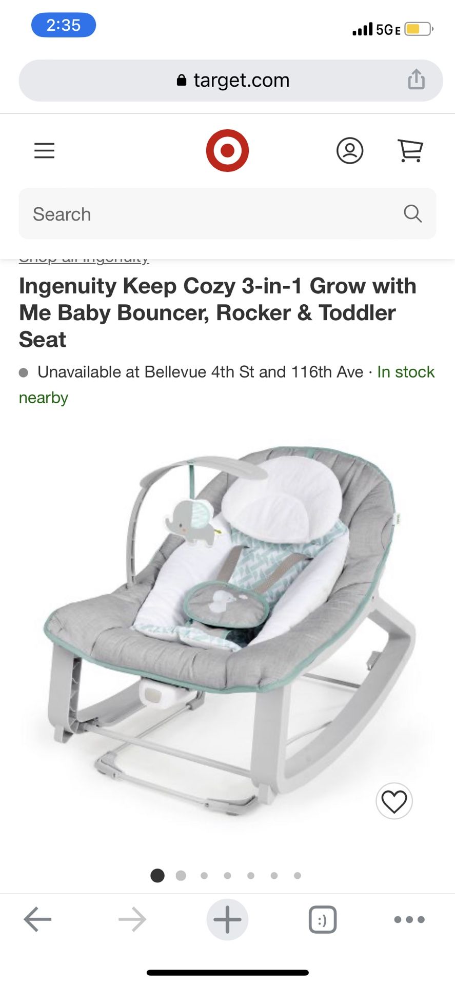 Brand New Baby Swing 