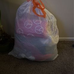 Trash Bag Full Of Girl Clothes 