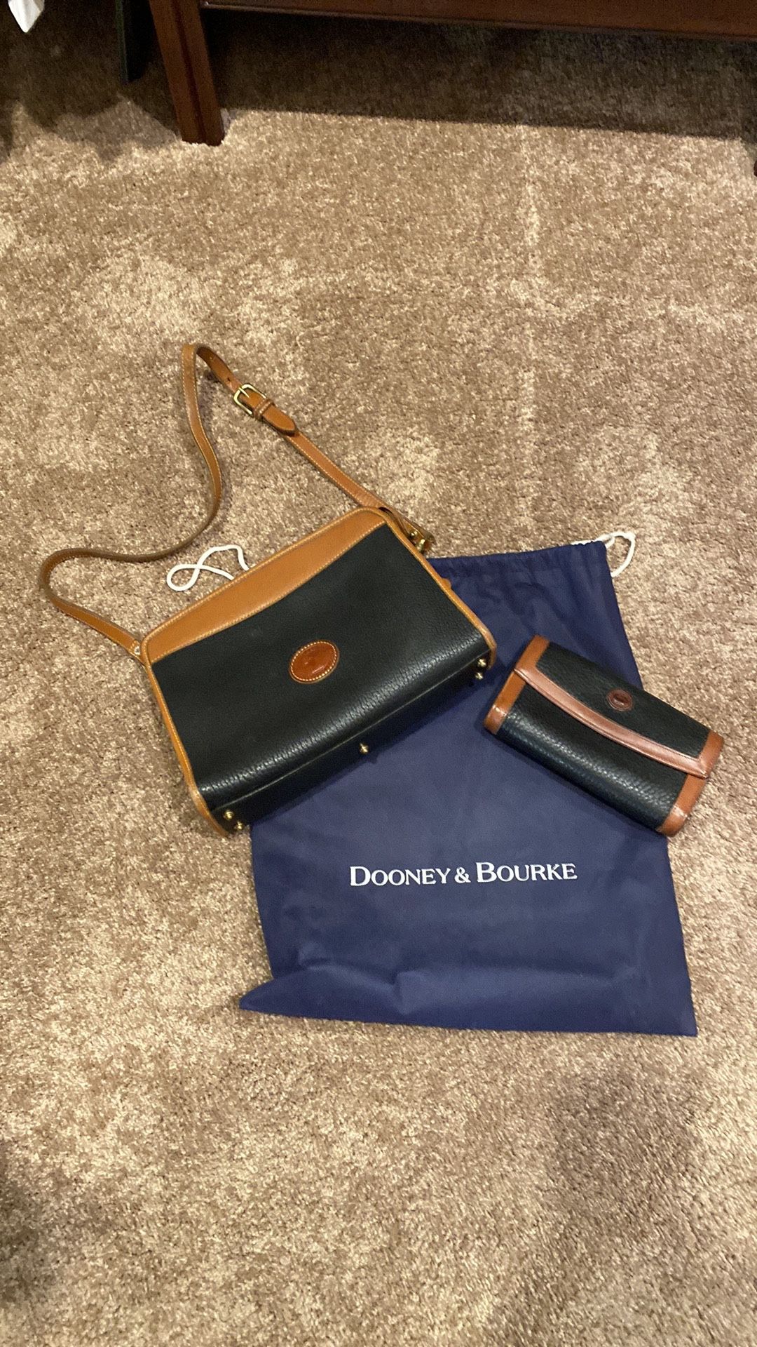 Vintage Dooney And  Burke And Wallet