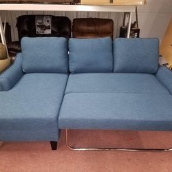 🚚Ask 👉Sectional, Sofa, Couch, Loveseat, Living Room Set, Ottoman, Recliner, Chair, Sleeper. 

✔️In Stock 👉Jarreau Blue Sofa Chaise Sleeper