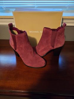 Michael Kors Suede Chelsea Ankle Booties