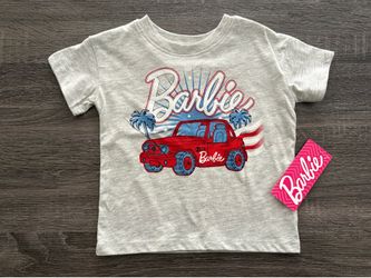 4th of July Barbie Jeep shirt 18 months