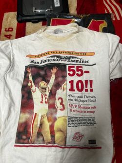Vintage 1990 49ers joe Montana shirt