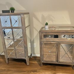 Mirrored Cabinet/ Dresser 