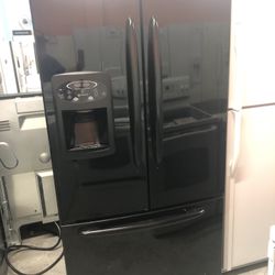 Black French Door Refrigerator 