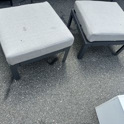 Patio Ottomans/chairs