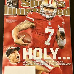 NFL Colin Kaepernick San Francisco 49ers Football Sports Illustrated No Label 