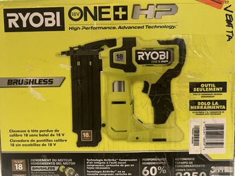 Ryobi Brushless 18GA Brad Nailer 