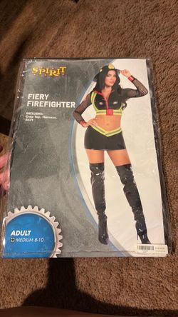 Spirit Fiery Firefighter Halloween Costume Medium