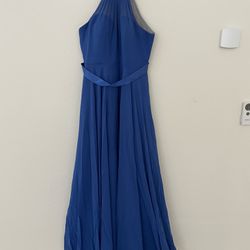 Long Royal Blue Dress Size 14