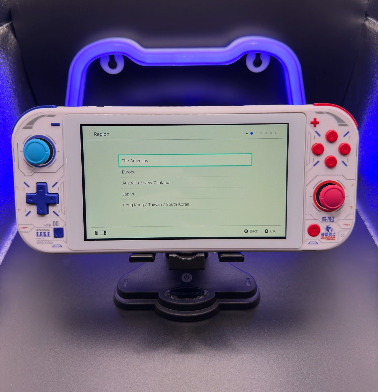 Nintendo Switch Lite Custom Design (Rare Gundam Edition)