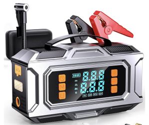 Jump Starter with Air Compressor, 8000A Car Battery Jump Starter