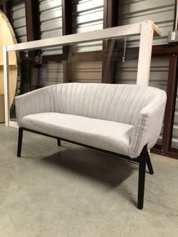 Retro modern contemporary Love Seat Brand New