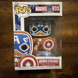 Funko Pop! Marvel Gingerbread Captain America 933