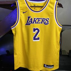 NikeNBA Los Angeles Lakers Lonzo Ball Engineered VK Jersey 'Gold' Youth L (14/16)