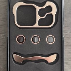 Minimalist iPhone Case Metal Corner Case Cover for iPhone 17 Pro Max Metal Magnetic Protector Lens Case