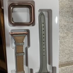 Bestig Watch and 38mm Apple Watch, Gray And Rose Gold