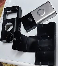 Ring Battery Video Doorbell Bundle with Anti-Theft No-Drill Apartment Mount